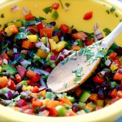Bell Pepper Black Bean Salad - Recipe photo by florimell1919