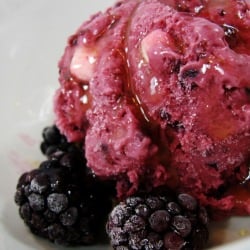 Marshberry Ice Cream - Recipe photo by fahrenheit350