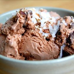 German Chocolate Cake Ice Cream - Recipe photo by Wallflower