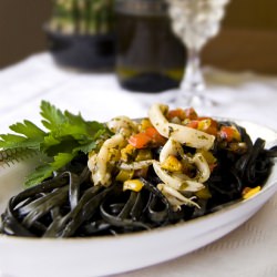 Tagliolini Sepia's Black - Recipe photo by artravelling