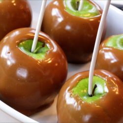 Caramel Apples - Recipe photo by fahrenheit350