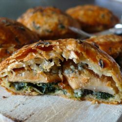 Stilton, Mushroom & Spinach Puffs - Recipe photo by pixen
