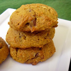 Pumpkin Nut & Chip Cookies - Recipe photo by pinkstripes
