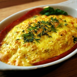 Herb-Baked Eggs - Recipe photo by Inn Cuisine
