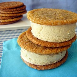 Spice Cookie Ice Cream Sandwiches - Recipe photo by pinkstripes