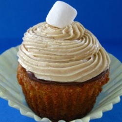 Fluffernutter Cupcakes - Recipe photo by oneordinaryday