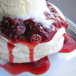 Meringue Chantilly with Berries - Recipe photo by Muneeba