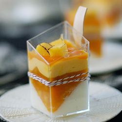 Crème Fraîche + Mango Verrines - Recipe photo by Atelier Vi