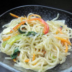 Korean Noodles Chapchae - Recipe photo by hapabento