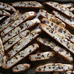 Chocolate-Almond Biscotti - Recipe photo by DeelishDish