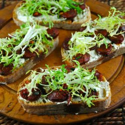Spanish Chorizo Crostini - Recipe photo by Table Talk