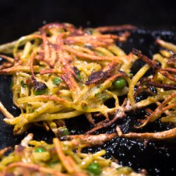 Indian Spiced Potato Pancakes - Recipe photo by eastvillagekitchen