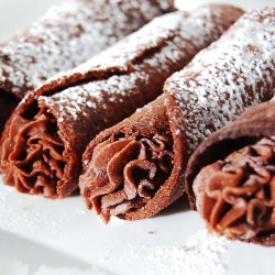 Chocolate Cannoli - Recipe photo by msmeanie