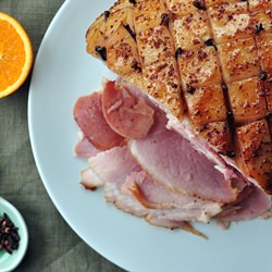 Orange and Cardomom Glazed Ham - Recipe photo by wardroa