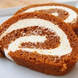 Pumpkin Roll - Recipe photo by please pass the pie