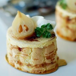 Poire William Mousse - Recipe photo by Atelier Vi