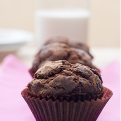 Chocolate Banana Coconut Muffins - Recipe photo by dandysugar