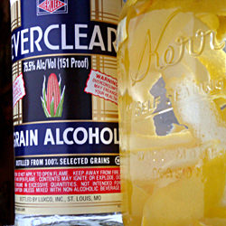 Meyer Lemon Limoncello - Recipe photo by climbhighak