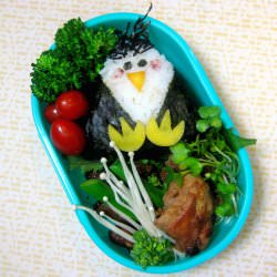 Penguin Snack Bento - Recipe photo by hapabento