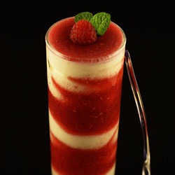 Raspberry and Ricotta Mousse - Recipe photo by sweetcorner