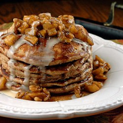 Cinnamon Roll Griddlecakes - Recipe photo by Inn Cuisine