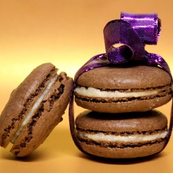 Chocolate Earl Grey Macarons - Recipe photo by skinnyminhy