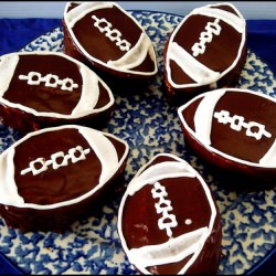 Mini Football Cakes - Recipe photo by runningfoodie