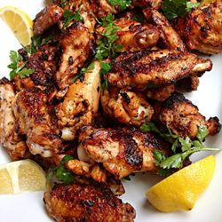 Preserved Lemon Chicken Wings - Recipe photo by climbhighak