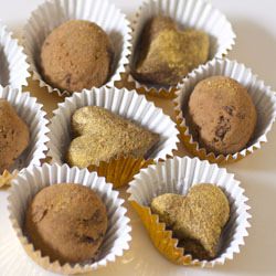 Gold Dusted Chocolate Truffles - Recipe photo by 2stews