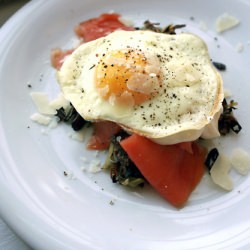 Smoked Salmon + Egg + Hash - Recipe photo by brinegaj