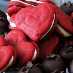 Red Velvet Whoopie Pies - Recipe photo by christineskitchen