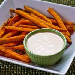Spicy Dipping Sauce with Sriracha - Recipe photo by kalynskitchen
