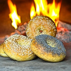 Flaming Good Bagels - Recipe photo by Sortachef