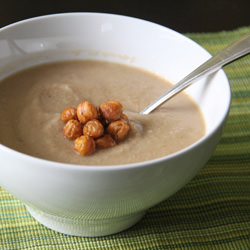 Vegan Chickpea Parsnip Soup - Recipe photo by frenchietbd