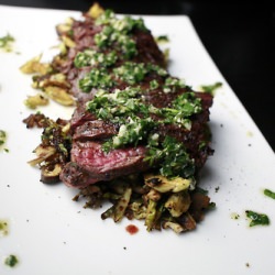 Cilantro & Steak - Recipe photo by brinegaj
