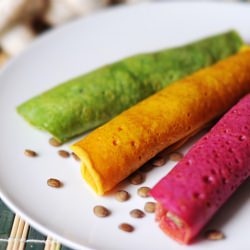 Colourful Pancakes - Recipe photo by weganie