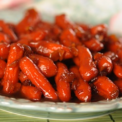 Balsamic Ginger Glazed Carrots - Recipe photo by fabfrugalfood