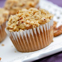 Banana Nut Streusel Muffins - Recipe photo by kristinannbeck