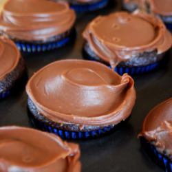 Choc Cupcakes with Choc Frosting - Recipe photo by bakingbites