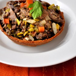Duck and Lentil Tarts - Recipe photo by BelKate