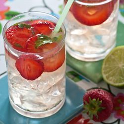 Lime, Strawberry and Mint Squash - Recipe photo by lucullian