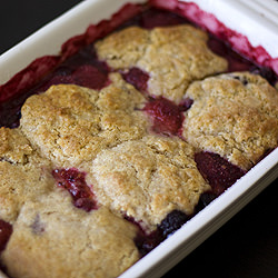 Mixed Berry Cobbler - Recipe photo by handleheat