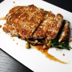 Panko Chicken and Veggies - Recipe photo by brinegaj