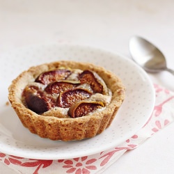 Fig and Frangipane Tart - Recipe photo by Aparna