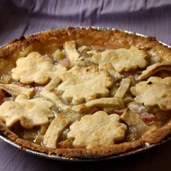 Rhubarb Pie - Recipe photo by Calycon