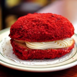 Red Velvet Doughnuts - Recipe photo by TheGastronomer