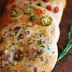 Fresh Focaccia Loaves - Recipe photo by katie102006