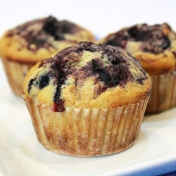 Blueberry Muffins - Recipe photo by ivorypomegranate
