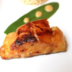 Black Cod with Miso and Sticky Rice - Recipe photo by joudiek