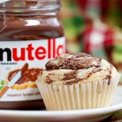 Self- Frosting Nutella Cupcakes - Recipe photo by dailydosesofsugar